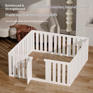 <span class=keywords><strong>Parc</strong></span> d'activités intérieur respirant et imperméable pour petits chiens et Bichon Frise - Modèle B de conception optimisée pour la sécurité des animaux de compagnie - Product Image 2