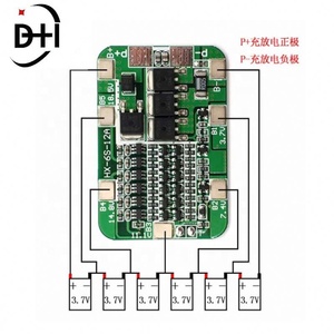 แผ่นป้องกันแบตเตอรี่ลิเธียมโพลิเมอร์ 6S22.2V12A แบบ 6 เซลล์ 18650 กระแสสูง 20V ไม่มีระบบปรับสมดุล - Product Image 5