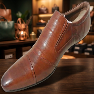 Mocassins pour hommes en cuir véritable faits à la main, best-sellers, avec fermeture à lacets, collection premium du fabricant indien, caractéristique imperméable - Product Image 3
