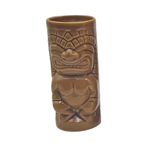 Taza <span class=keywords><strong>Tiki</strong></span>, tazas de leche de gres modernas, regalos de cerámica rústica hecha a mano, Estilo Hawaiano, tamaño y forma creativos que se pueden personalizar - Product Image 5
