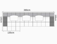 Canapé d'angle modulaire en tissu en forme de L, canapé de luxe pour salon moderne