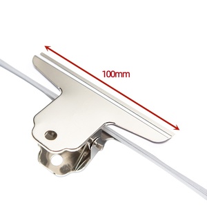Pince à papier métallique argentée de 75 mm à 180 mm pour bureau et maison - Product Image 4