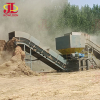 Kowloon Machinery Dubbelassige Biomassa Shredder voor Kokosnootschil, Rijststro, Palmolievezels, Hoge Productiviteit Motor & Motorblok