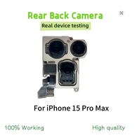 Vente en gros usine – Caméra arrière complète d'origine non réparée avec module flash et capteur flexible pour iPhone 15, 15 Plus, 15 Pro, 15 Pro Max