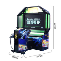 Réalité virtuelle Ghost Time Crisis 4 VR Simulator Arcade Jeu de tir au pistolet vidéo 3D à jetons pour 55 pouces