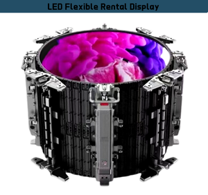 จอแสดงผล LED แบบยืดหยุ่นสำหรับเช่าขนาด 500 มม. P1.95 รุ่น GOB ระดับการป้องกัน IP43 ความสว่าง 1000 นิต พร้อมการรับประกัน เหมาะสำหรับใช้ในห้างสรรพสินค้า - Product Image 4