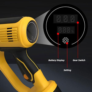 Pistolet de lavage de batterie au Lithium à pression ensemble de Machine de lavage de voiture Portable sans fil batterie au Lithium nettoyage pistolet à pression de pulvérisation d'eau - Product Image 3