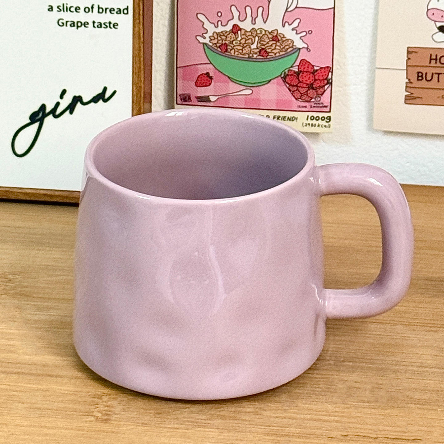 Tasse Individuelle - Tasse à Texture Martelée - Violet