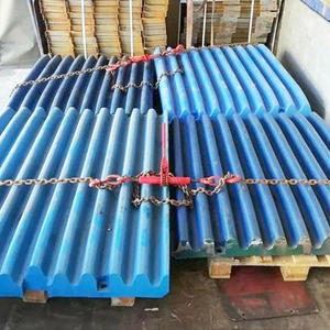 Plaques de mâchoires dentées mobiles PE400x600 pour concasseur à mâchoires minier, pièces de rechange en fonte - Product Image 3