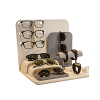 Présentoir rotatif pliable en acrylique verrouillable pour lunettes de soleil Ray Custom – Organisateur de lunettes en acrylique – Support de présentation pour lunettes