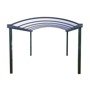 หลังคาคลุมรถและที่จอดรถแบบอะลูมิเนียม/โพลีคาร์บอเนตแข็ง - Product Image 4