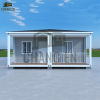 DYCE3 Casa Contenedor Portátil Contemporánea de 20 pies/40 pies, Plegable en 3 Partes, Estructura de Acero Prefabricada, Impermeable, Color Personalizado