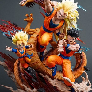 Figuras de Acción de PVC de Anime <span class=keywords><strong>Dragon</strong></span> <span class=keywords><strong>Ball</strong></span> <span class=keywords><strong>Z</strong></span> Super Saiyan, Muñecos de Son Gohan, Goten y Goku, Figuras de Acción de Anime - Product Image 3