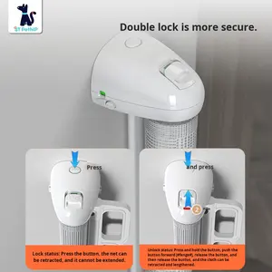 <span class=keywords><strong>Barrière</strong></span> pour animaux de compagnie personnalisée de 45 cm, <span class=keywords><strong>anti</strong></span>-escalade, en plastique, pour lapins, chiens et petites races - Product Image 3