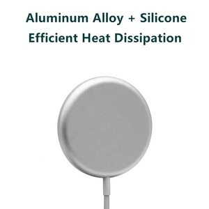 แท่นชาร์จไร้สายทรงกลมระบบแม่เหล็กขนาดเล็กพกพาได้ Qi2 30W ชาร์จเร็วสำหรับ Samsung iPhone Xiaomi <span class=keywords><strong>VIVO</strong></span> Phone iWatch & airpods - Product Image 2