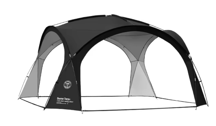 Canopy - Tiges en fibre de verre - Noir