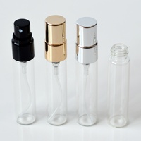 Flacon vaporisateur de parfum en verre HeLun Packaging vide de 5 ml, mini-testeur, échantillon rechargeable, pour cadeau de mariage