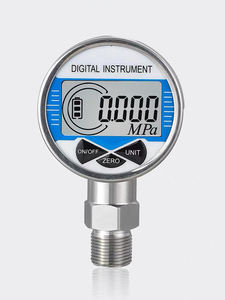 Pantalla Lcd alimentada por batería Medidor de presión de vacío Precio Montaje inferior 2,5 "Medidor de presión digital de aceite de agua 0-300 psi 1/4" Npt - Product Image 5