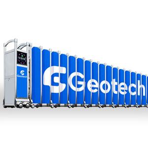 Şirket ticari ana kapı <span class=keywords><strong>Driveway</strong></span> elektrikli teleskopik sürgülü kapı fabrika otomatik paslanmaz çelik geri çekilebilir kapı - Product Image 3