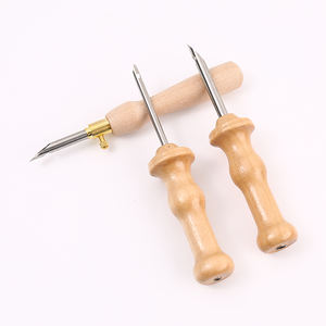 Herramienta <span class=keywords><strong>de</strong></span> costura <span class=keywords><strong>de</strong></span> <span class=keywords><strong>lana</strong></span> con mango <span class=keywords><strong>de</strong></span> madera JC <span class=keywords><strong>de</strong></span> 5mm y 3,5mm con <span class=keywords><strong>enhebrador</strong></span> para aguja perforadora <span class=keywords><strong>de</strong></span> pluma <span class=keywords><strong>de</strong></span> bordado grueso DIY - Product Image 2