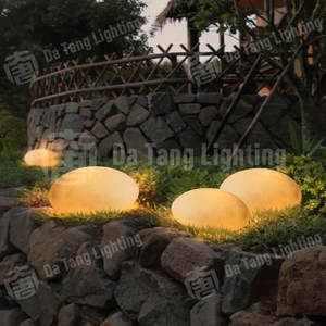Luz Decorativa Moderna con Diseño de Guijarros para Paisajes Navideños y de Halloween con Iluminación Nocturna Artística - Product Image 6