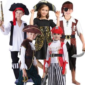 Costume de <span class=keywords><strong>pirate</strong></span> <span class=keywords><strong>des</strong></span> <span class=keywords><strong>Caraïbes</strong></span> pour enfants, garçon et fille, pour carnaval, masquerade, Halloween 2026 - Product Image 3