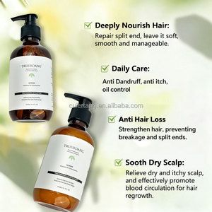 Set Profesional de <span class=keywords><strong>Champú</strong></span> y Acondicionador a Base de Hierbas con Biotina Natural, Anticaspa, Sin Sulfatos, para el Crecimiento del Cabello, Marca Privada - Product Image 3