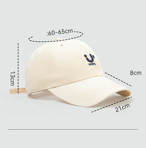 หมวกเบสบอลปักอักษรกันแดดกลางแจ้งสำหรับปั่นจักรยาน - Product Image 2