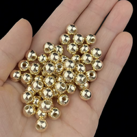 Perles en plastique ABS rondes, or et argent, 500g, 2,5mm-20mm, pour la fabrication de colliers et de bracelets, vente chaude