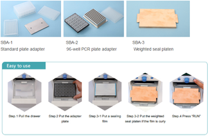 CHINCAN SealBio-2 laboratoire semi-automatique <span class=keywords><strong>PCR</strong></span> plaque scellant <span class=keywords><strong>machine</strong></span> pour plaque <span class=keywords><strong>PCR</strong></span> puits profond plaque Film scellant - Product Image 4