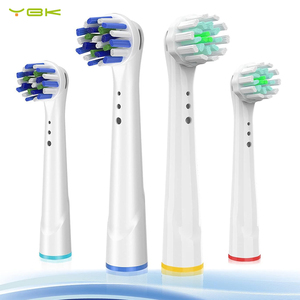 Cabezales de repuesto para <span class=keywords><strong>cepillo</strong></span> de dientes YBK, paquete de <span class=keywords><strong>100</strong></span>, grabado láser de logotipos disponible, compatibles con <span class=keywords><strong>Oral</strong></span>-<span class=keywords><strong>B</strong></span> 7000, 4/8/12/16 piezas - Product Image 1