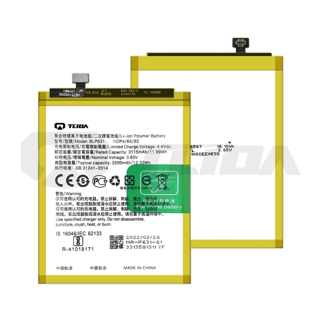 Factory Direct Original Battery BLP689 BLP705 for OPPO Reno/K3/Realme X Reno 10 Mobile Phone Battery 3A Quality