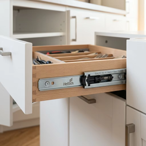 Îlot de cuisine moderne en MDF blanc, design écologique, quincaillerie à fermeture douce, menuiserie modulaire en kit pour maison australienne - Product Image 2