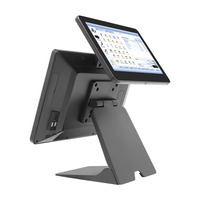Taixun POS Systems Windows 15.6 "+ 11.6" Écran tactile double écran Intel I3/i5/i7 SSD 128GB/256GB Garantie de 18 mois pliable