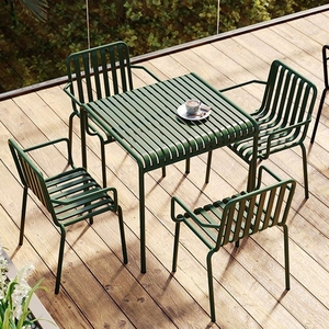In ferro <span class=keywords><strong>da</strong></span> <span class=keywords><strong>giardino</strong></span> all'aperto <span class=keywords><strong>tavolo</strong></span> <span class=keywords><strong>e</strong></span> sedia Set Patio panche moderno semplice cortile per il tempo libero all'aperto scrivania-sedia <span class=keywords><strong>da</strong></span> tè caffetteria - Product Image 1