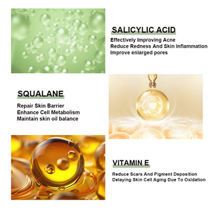Sérum Facial Coreano Blanqueador Sin Sulfatos, Antiacné, Reparador de Piel con Ácido Salicílico <span class=keywords><strong>y</strong></span> <span class=keywords><strong>Vitamina</strong></span> E, Sérum Hidratante para el Rostro - Product Image 3