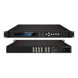Digital TV Head-End 8 ASI Input IP Melalui UDP, RTP/RTSP Multiplexer Sracmbler