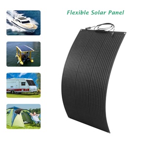 Système de raccordement au réseau <span class=keywords><strong>solaire</strong></span> 350W durable et efficace personnalisé avec micro-onduleur et panneaux flexibles de 100W pour <span class=keywords><strong>bateau</strong></span> sur le toit de l'abri de voiture - Product Image 5