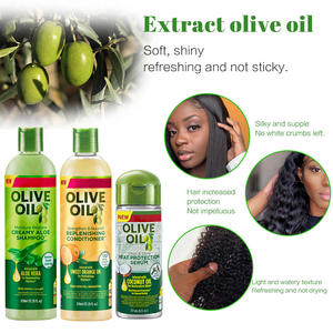 Shampoo à l'huile d'olive de marque célèbre avec de l'aloe vera pour hydrater, renforcer et restaurer - Product Image 4