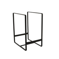 Rak Organizer Dapur Modern dari Logam untuk Piring dan Tutup Panci, Rak Piring Sederhana, Rak Pengering Piring, Tahan Lama, Hitam/Putih