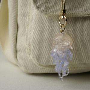Gradient Jellyfish Keychain Aurora Shimmer Resin Pendant Bag <b>Accessory</b> Decoration Holiday Gift - Product Image 6