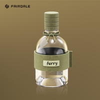 Bouteilles de parfum vides en verre rechargeables personnalisées de 50ml d'emballage de luxe haut de gamme unique