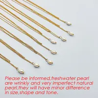 eManco - Juego de Collar y Pendientes de Perlas de Agua Dulce de la Serie Alien, de Acero Inoxidable Ligero, Estilo Elegante y de Lujo, Esencial para Citas
