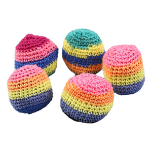 Nuevo Producto: Bolsa de Ganchillo Colorida - Pelota de Malabarismo con Patrón Geométrico y Trabajo de Ganchillo Colorido, Caja Sorpresa - Product Image 2