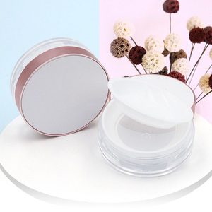 15g ABS/PP 원형 플라스틱 용기(메쉬 시프터 포함) - 친환경 루스 파우더 용기(페이스 메이크업 포장용) - Product Image 1
