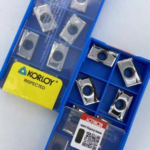 עבור korloys apkt1604/1135 כרסום אלומיניום מוסיף דרום קוריאה עשה pvd מצופה cemorated קרביד hss קופסא מינימום - Product Image 4