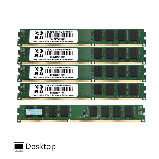 4GB DDR3L Low Voltage ECC Desktop RAM 1600MHz PC3 Ymeiton UDIMM OEM in Stock