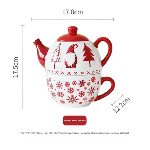 Meilleures ventes <span class=keywords><strong>Amazon</strong></span>, ensemble <span class=keywords><strong>de</strong></span> vaisselle en céramique <span class=keywords><strong>de</strong></span> Noël créatif comprenant un bol et une tasse pour accrocher la décoration - Product Image 6