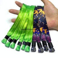 Bracelet personnalisé en tissu de style nautique, respectueux de l'environnement, imprimé par transfert thermique, pour événements et fêtes