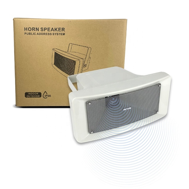 Outdoor IP66 Horn Speaker PA System Waterproof 70V 100V 8-ohm Wall Mounting Bracket Adjustable Stadium Sound 30Watt 15W PH-930